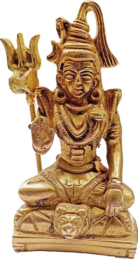 Buy PARIJAT HANDICRAFT Brass Hindu God Figurine Sculpture Statue For