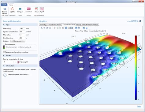 New Comsol Multiphysics Version Allows Integrated Simulation App