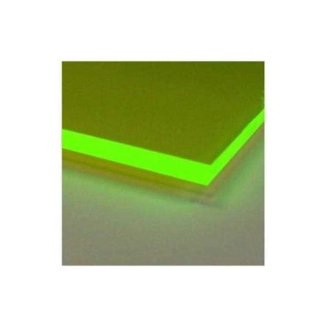 1 8 Green Fluorescent Neon Acrylic Plexiglass Sheet Cast 3mm Thick Nominal Size Azm Tools