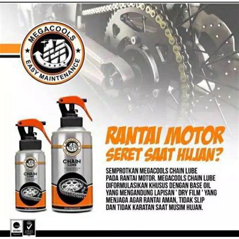 Jual Chainlube Megacool Ml Minyak Pelumas Rantai Original Shopee