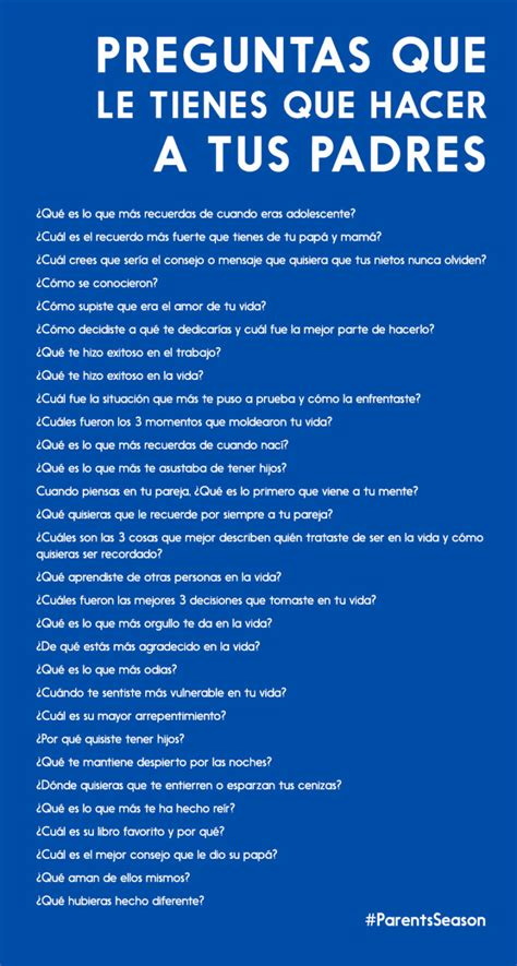 10 Preguntas para Hacerle a tu Papá en Su Día