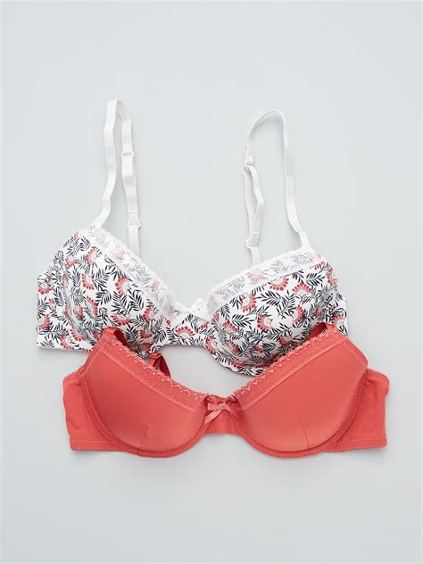 Set Van 2 Beha S Envie De Lingerie ORANJE Kiabi 22 00