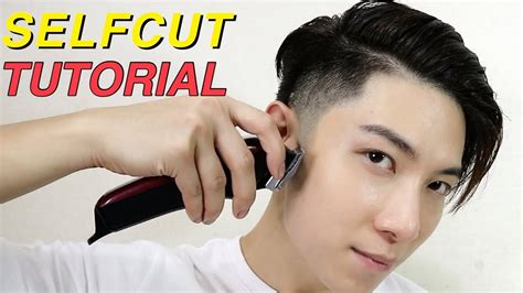 Easy Haircut By Yourself Taper Fade Korean Two Block Cut Tutorial