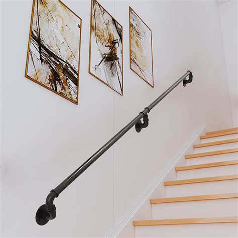 Buy Fmogq Black Stairs Handrail Complete Kit M M M M M