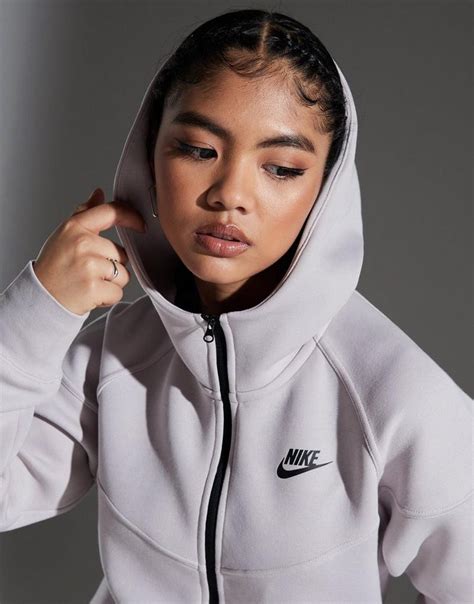 Nike Tech Fleece Γυναικεία Ζακέτα Μωβ Fb8338 019