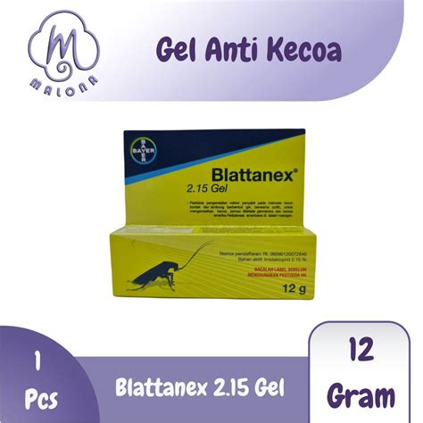 Jual Blattanex Gel Gram Gel Kecoa Bayer Racun Kecoa Ampuh Basmi