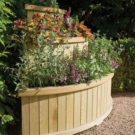 Rowlinson Marberry 3 Tier Cascade Planter With Curved Front