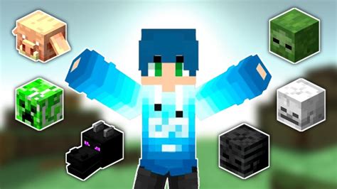 How To Get All Mob Heads In Minecraft PE Get All Mob Heads In