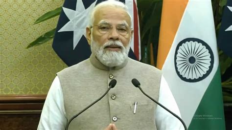 Pm Modi Raised Issue Of Temple Vandalism In Australia Said Pm