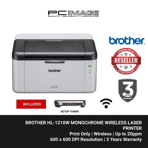 BROTHER HL 1210W Wireless Laser Printer PC Image