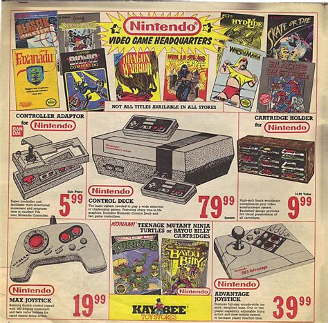 Ad from Kaybee Toys from the early 90s. Nintendo was on sale for $79.99 😜😜 🎮 : r/OldSchoolCool