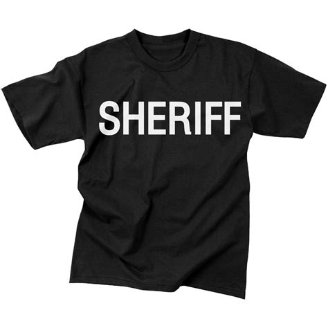 Mens 2 Sided Sheriff T Shirt