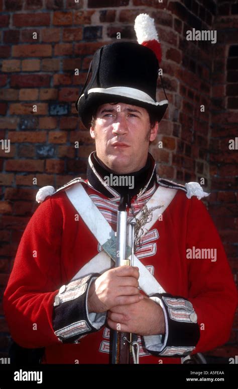 A Man Dressed In An English Royal Marines Uniform Dated 1802 To 1820