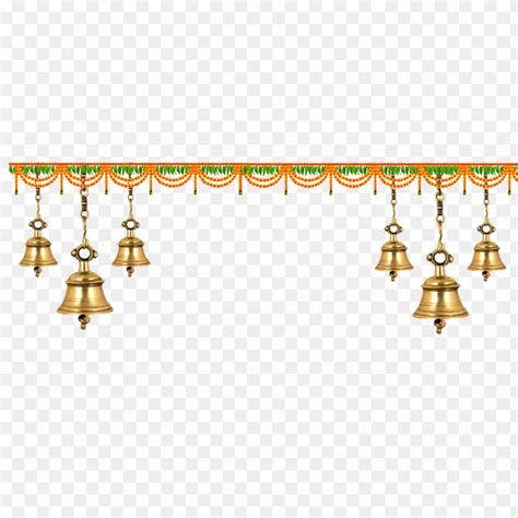 Flower Jhalar Decoration PNG Images