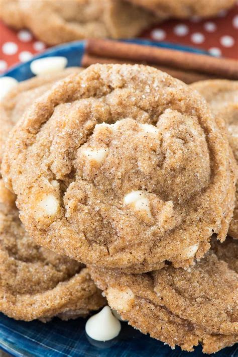 Pumpkin White Chocolate Snickerdoodles Recipe Chocolate Snickerdoodles Snickerdoodles