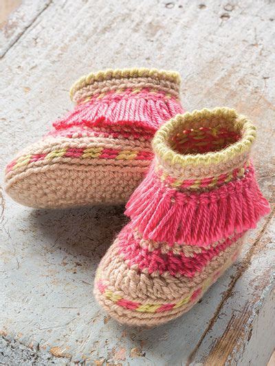 New Crochet Patterns Annies Signature Designs Baby Moccasins