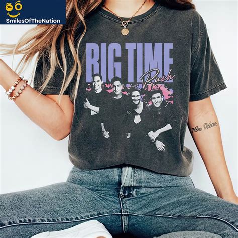 Big Time Rush Shirt 90S Vintage Big Time Rush Band Shirt Big Etsy