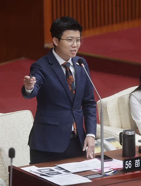 苗博雅議會質詢時舉例 指蔣萬安恐構成虛偽陳述 圖