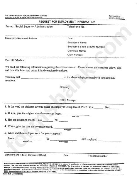 Ssa Form Cms R 297 Printable Printable Forms Free Online