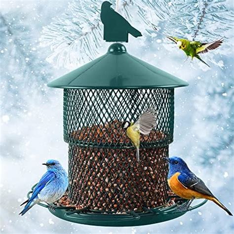 Metal Bird Feeders For Outside Hanging Squirrel Proof Bird Feeder 7