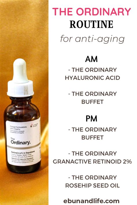 The Ordinary Skincare Routine For Anti Aging Skin Care The Ordinary