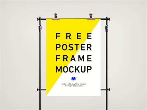 Free Frame Poster Mockup Mockups Design