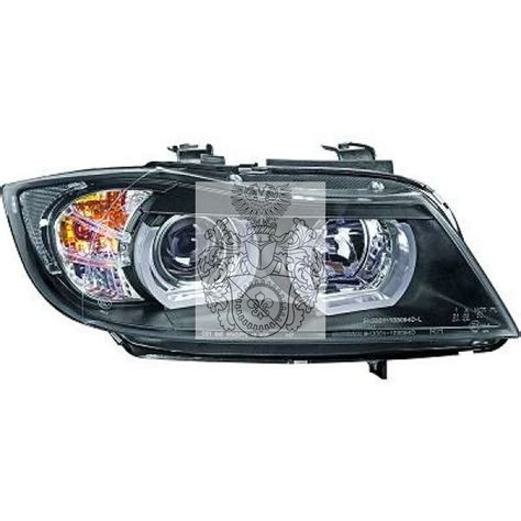 Design Xenon Scheinwerfer Set Angel Eyes Klarglas Schwarz TFL Optik