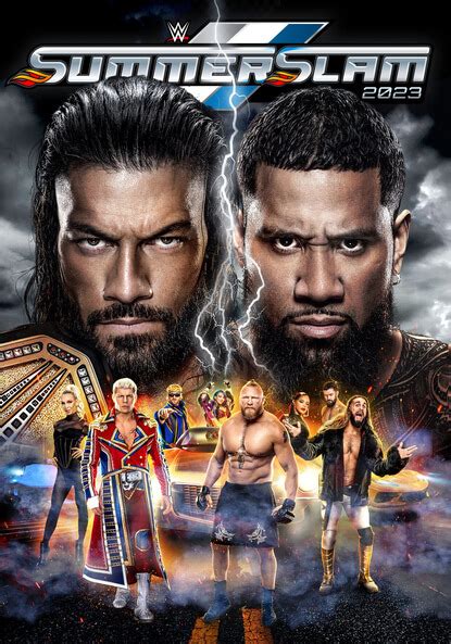 Cover Design For Wwe Summerslam 2023 Dvd And Blu Ray New Release Week