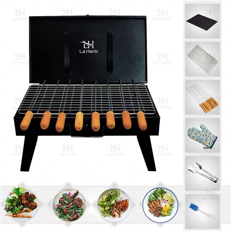 Buy La Henk Grill Set Travelers Barbeque Grill Set For Home Foldable