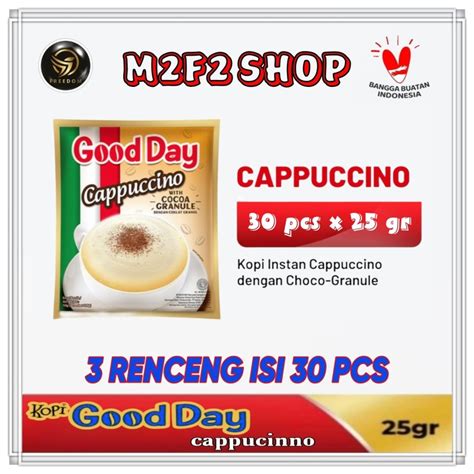 Jual Kopi Good Day Cappuccino Instant Cocoa Granule Sachet Gr