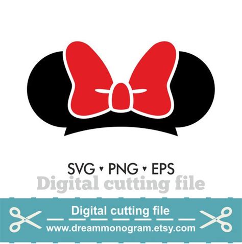 Minnie Ears Svg Mouse Svg Minnie Svg Disney Svg Minnie Etsy