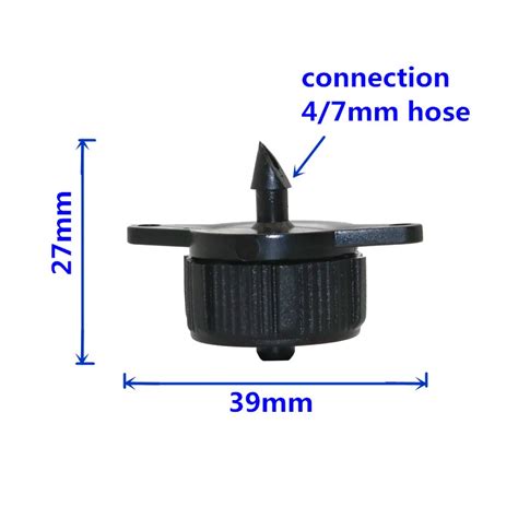 Destac Vel Press O Compensa O Dripper Emitter L Shunt Irriga O