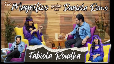 Fabiola Roudha En El Chekolateshow Grabar Nada Con Daniela Romo Fue