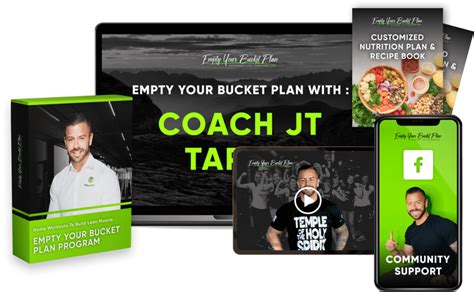 empty  bucket plan transform  body enjoy lifelong results