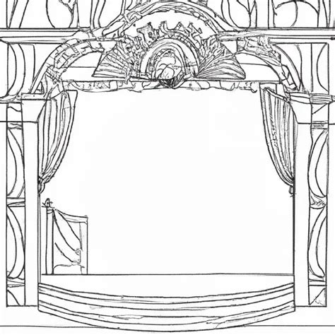 Palco Desenhos Para Imprimir E Colorir