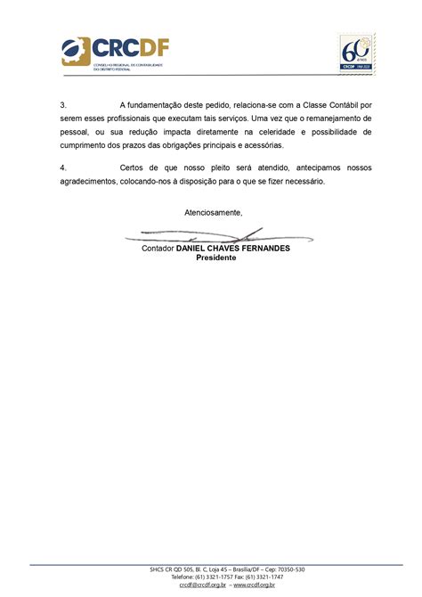 Ofício nº 018 2020 Presidente da Caixa Econômica Federal O CRCDF