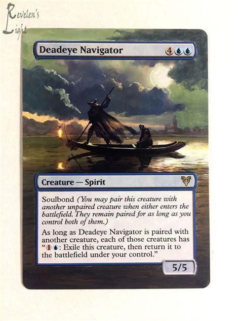 Deadeye Navigator Extended Mtg Alter Revelen S Light Altered Art