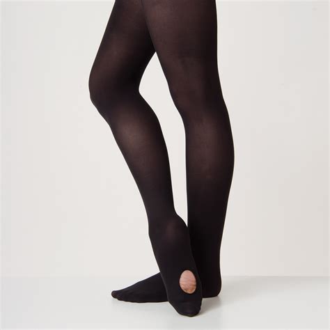 Silky Ballet Convertible Tights Black The Dance Studio