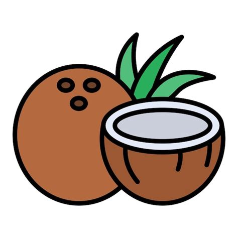 Premium Vector Coconut Icon