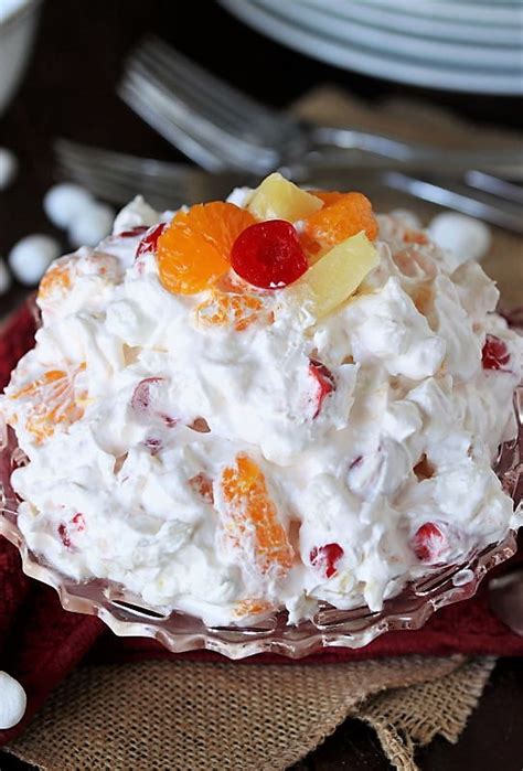 Classic Ambrosia Salad Recipe The Kitchen Is My Playground