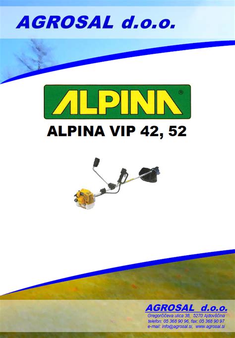 Alpina Vip 42 52 AGROSAL D O O