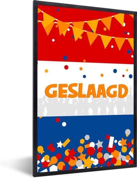 Fotolijst Incl Poster Spreuken Quotes Geslaagd Confetti