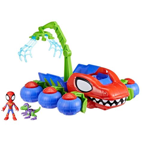 Spidey And His Amazing Friends Dino Webs Crawler Vehicle With Spider