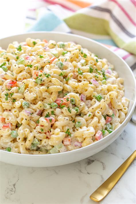 Classic Macaroni Salad The Blond Cook