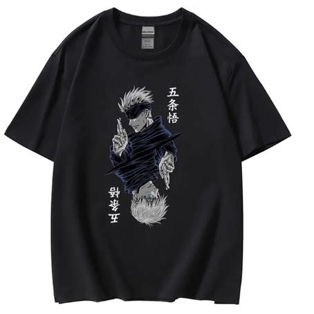 Camiseta Básica Algodão Unissex moda Jujutsu kaisen Satoru gojo anime