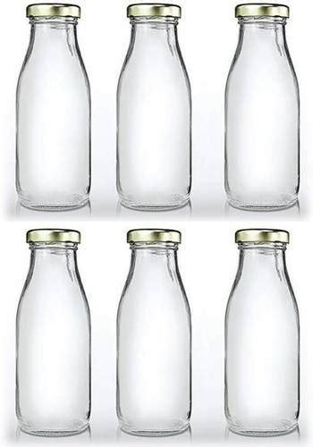 Glass Milk Bottle With Metal Lid Capacity 1 Kg Hr At Best Price In Delhi E World Plaza