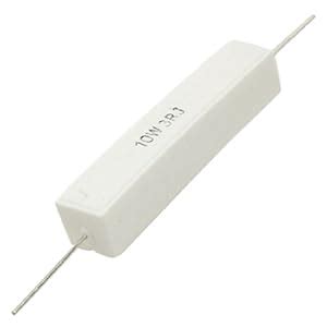 Pcs W Watt Ohm Wire Wound Ceramic Cement Resistor Amazon Co Uk