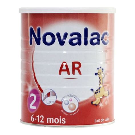 Novalac Lait En Poudre E Ge Anti Regurgitation Pot G