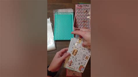 2 Nieuwe Bestellingen Samen Inpakken Matching Enveloppen Youtube