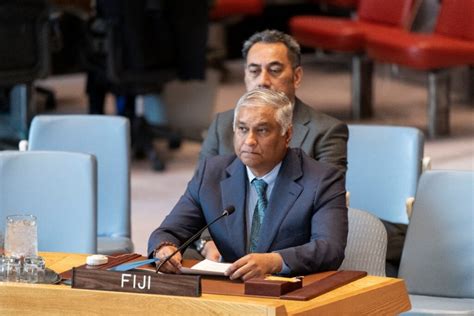 Fiji Participates At The Un Security Council Operations Debate On